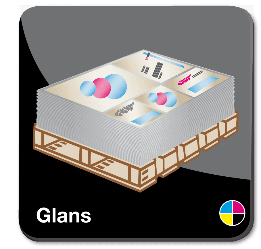 Toon details van 5.0 Plano drukvellen full-colour op glanzend MC